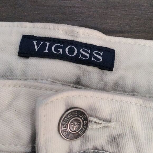 Vigoss the Thompson Tomboy Distressed White Jeans - Picture 3 of 13